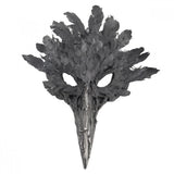 Black Feathered Plague Raven Mask