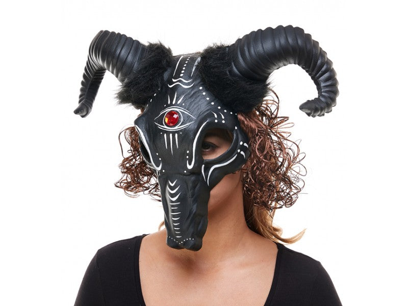 Mask-Voodoo skull headpiece