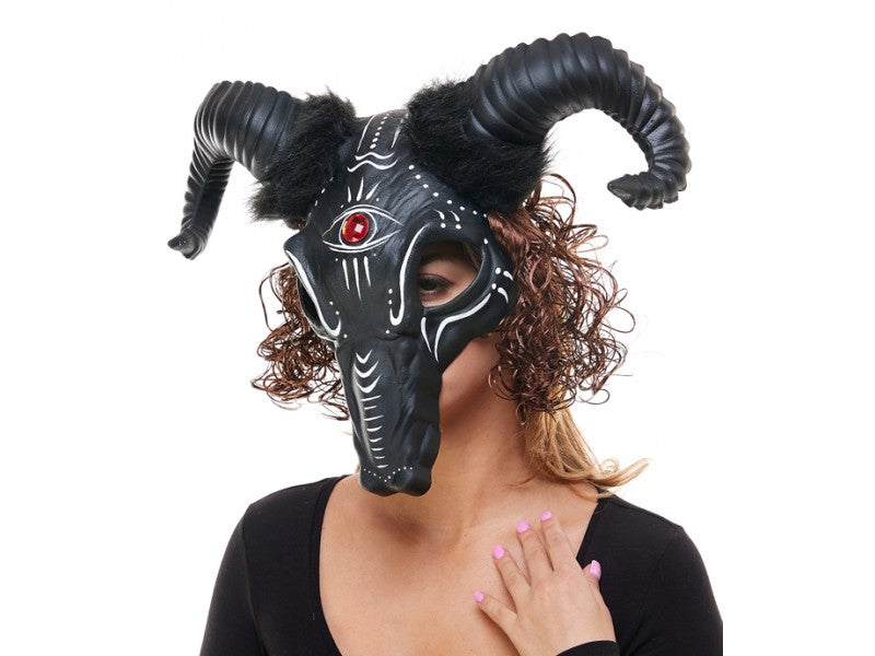 Mask-Voodoo skull headpiece
