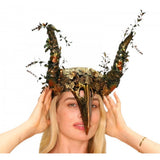 Gold Plague Horn Headpiece