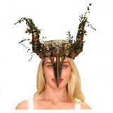 Gold Plague Horn Headpiece