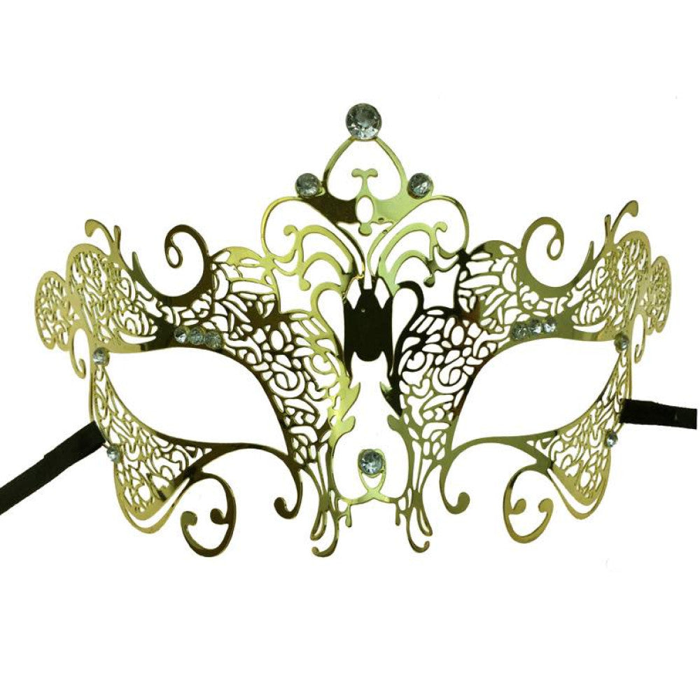 Gold Filigree Masquerade Mask