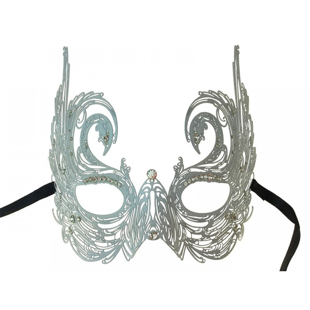 Máscara de Mascarada Filigrana Cisne Blanco