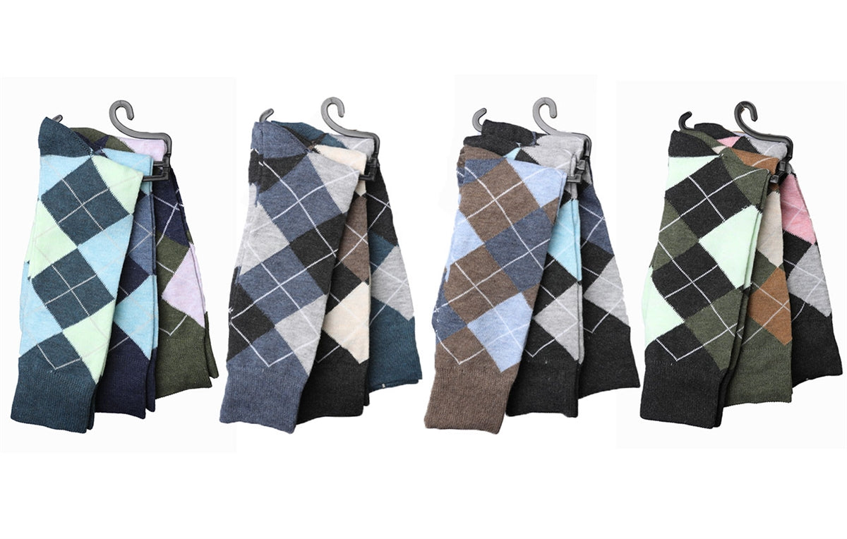 Calcetines de vestir para hombre, 3 pares