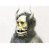 Horned Monster Moving Mouth Mask