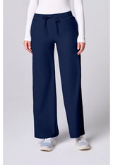 Pantalón de pernera ancha azul marino