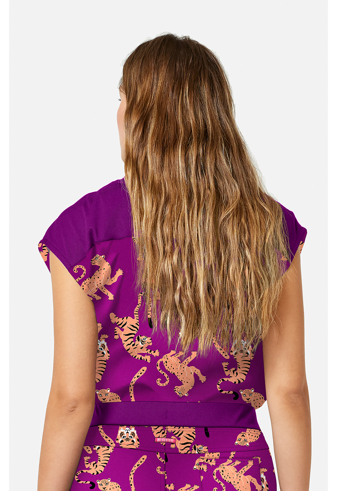 Printed Dolman Top Into The Wild