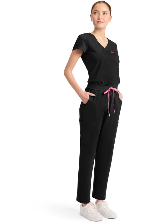 Mono cuello V Negro