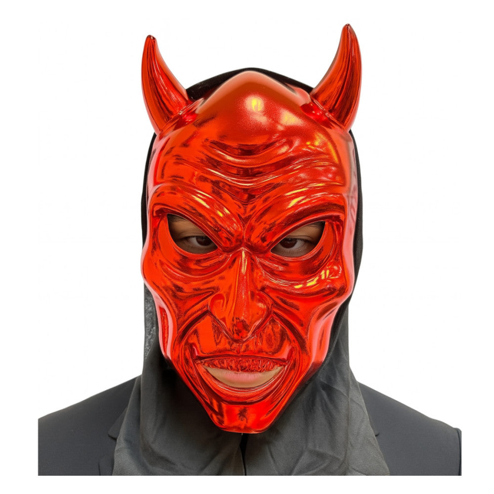Red Devil Hooded Mask