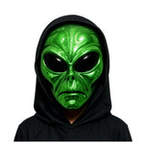 Green Alien Hooded Mask