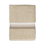 Bath Towel Ombre Stripe Valenjo Tan 27x52