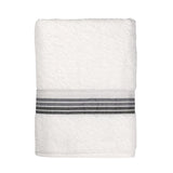 Toalla de Baño Ombre Rayas Blanca 27x52