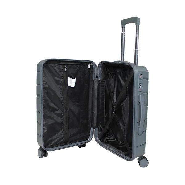 Maleta de viaje pequeña 18" gris oscuro