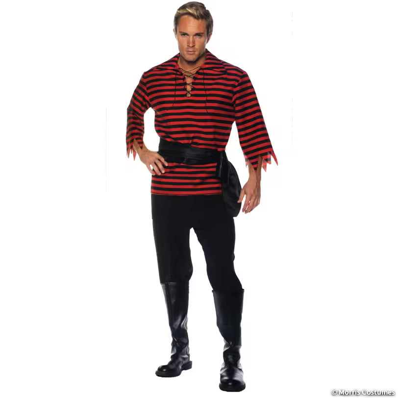 Set Pirata Negro / Rojo