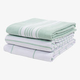 Monaco Terry Kitchen Towel Set of 3 - Mineral Green
