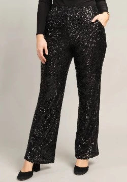 Pantalón de Lentejuelas Negro - Ninety Clothing Co