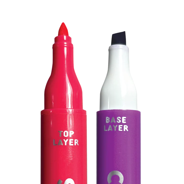 Color Layers Double Ended Layering Markers - Set of 8