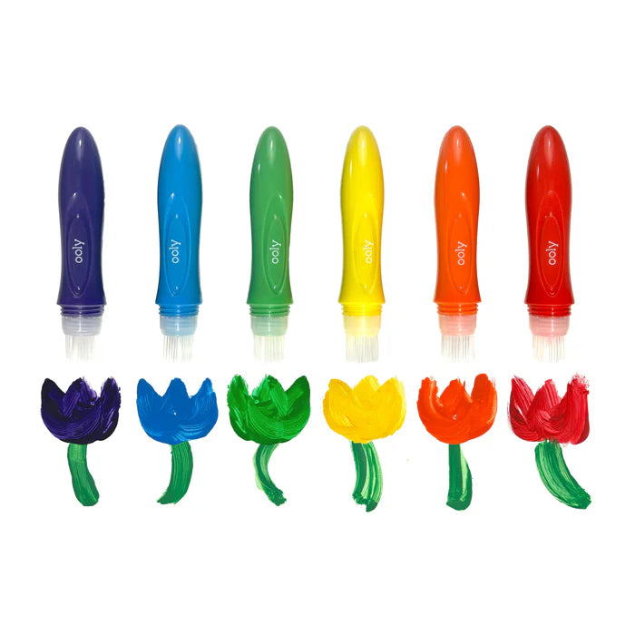 Pinceles de pintura para pósteres exprimibles Easy Squeezy - Juego de 6