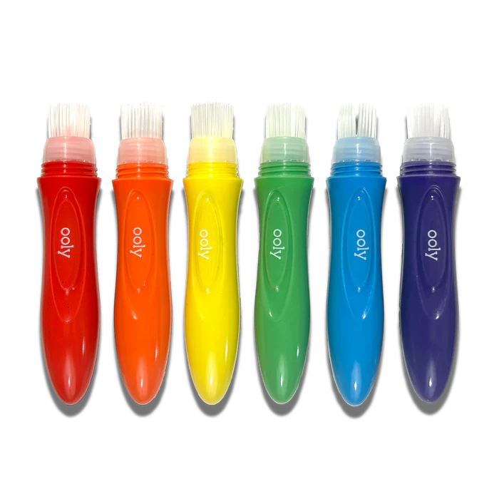 Pinceles de pintura para pósteres exprimibles Easy Squeezy - Juego de 6