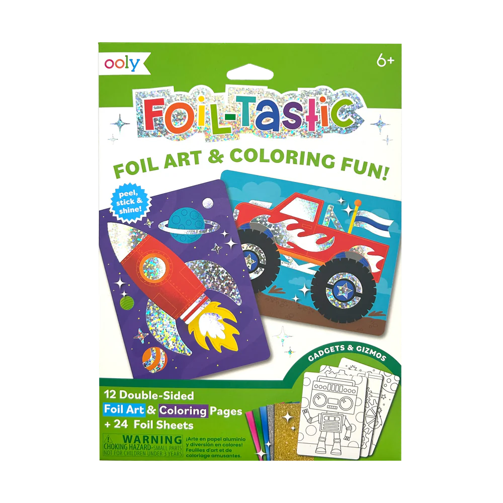 Set de arte y coloreado con papel de aluminio Foil-tastic - Aparatos y artilugios