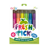 Crayones de gel con aroma a manzana Fresh Pick - Set de 6