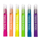 Crayones de gel con aroma a manzana Fresh Pick - Set de 6