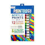 Acrylic Paint Set - Classic Colors - Set of 12