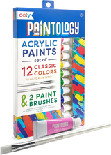 Acrylic Paint Set - Classic Colors - Set of 12