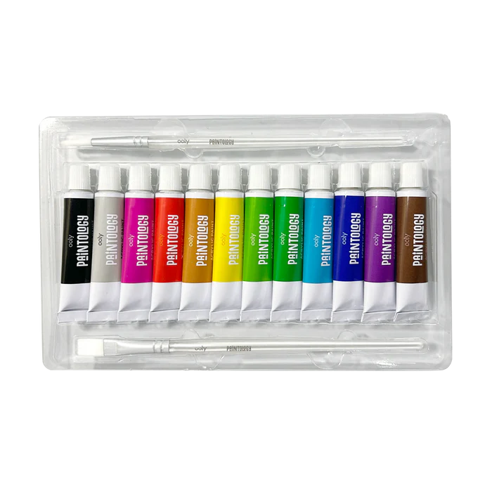 Acrylic Paint Set - Classic Colors - Set of 12