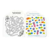 Activity Book - Games Coloring Stickers - Pets in Space