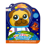 Activity Book - Games Coloring Stickers - Pets in Space