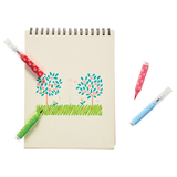 Rotuladores de doble punta con sello y pincel Stampables - Set de 18