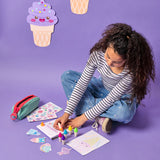 Rotuladores Fluorescentes Aromáticos Sweet Scoops - Juego de 6 unidades