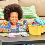 Hidden Pattern Coloring Activity Art Cards - Monster Aliens