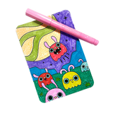 Hidden Pattern Coloring Activity Art Cards - Monster Aliens