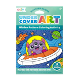 Hidden Pattern Coloring Activity Art Cards - Monster Aliens