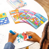 Hidden Pattern Coloring Activity Art Cards - Rainforest Fun