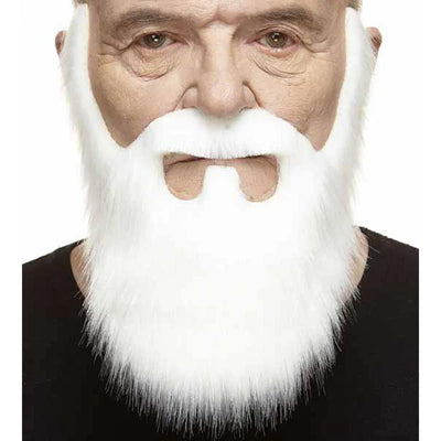 Bigote y barba, blancos