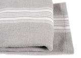 Juego de 2 agarraderas de chambray Strada - 20,32 cm x 20,32 cm - Azul