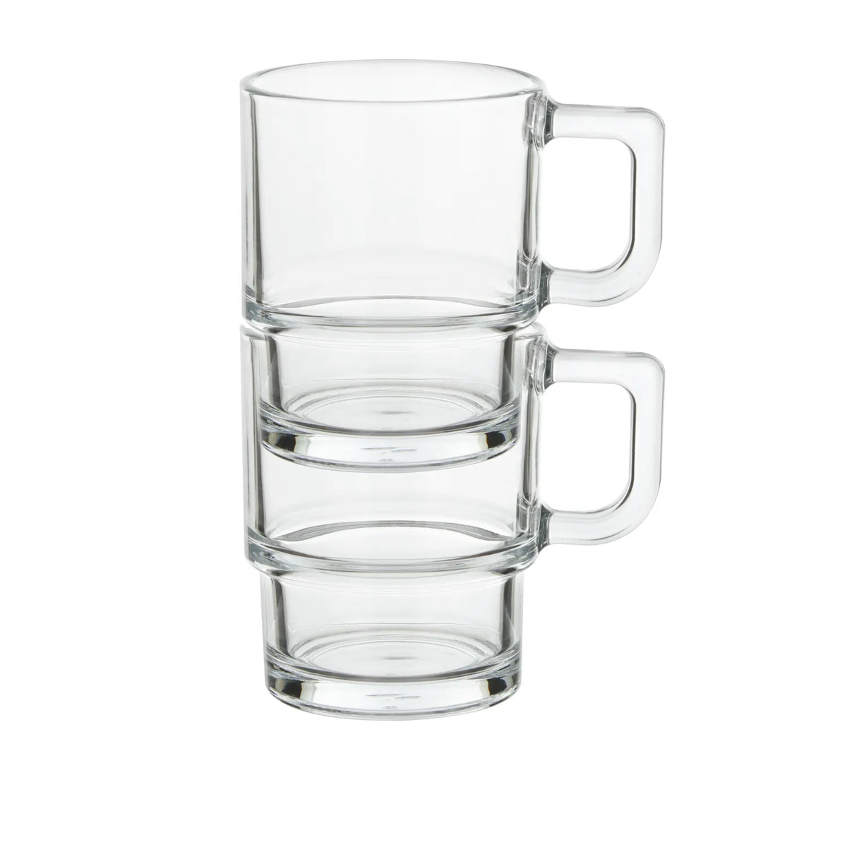 Juego de 2 vasos (Hill) de 320 cc transparentes