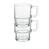 Juego de 2 vasos (Hill) de 320 cc transparentes