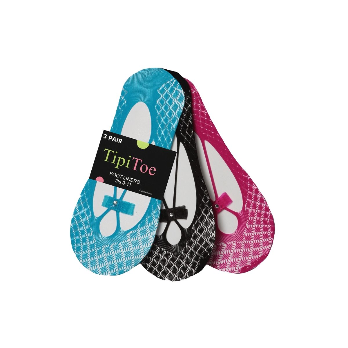Forros de pie Tipi Toe, paquete de 3 unidades