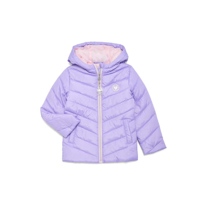 Chaqueta de peso medio plegable de color morado intenso