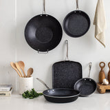 Plancha cuadrada de 28 cm de Basalt