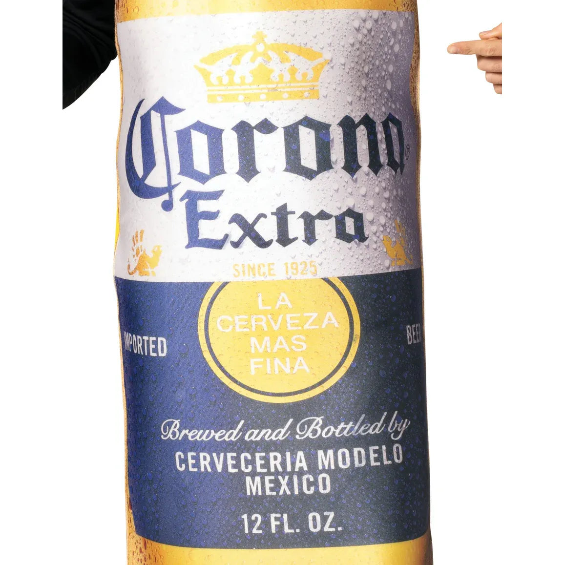 Corona Extra botella de cerveza con lima  Adulto