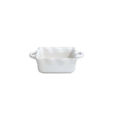 Cuadrado con volantes. Baker, cocinero y anfitrión Blanco