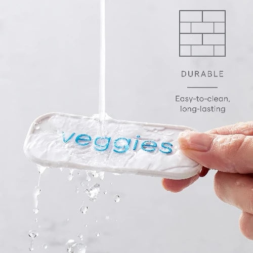 Etiquetas 3D Reutilizables para Refrigerador, Juego de 10 Piezas