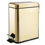 Rectangle Step Can 5L Brass