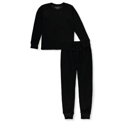 Ropa interior térmica para niño, conjunto negro