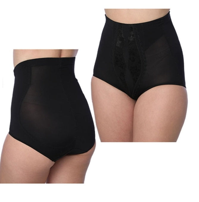 Faja pantalón lisa y elegante, control, negra